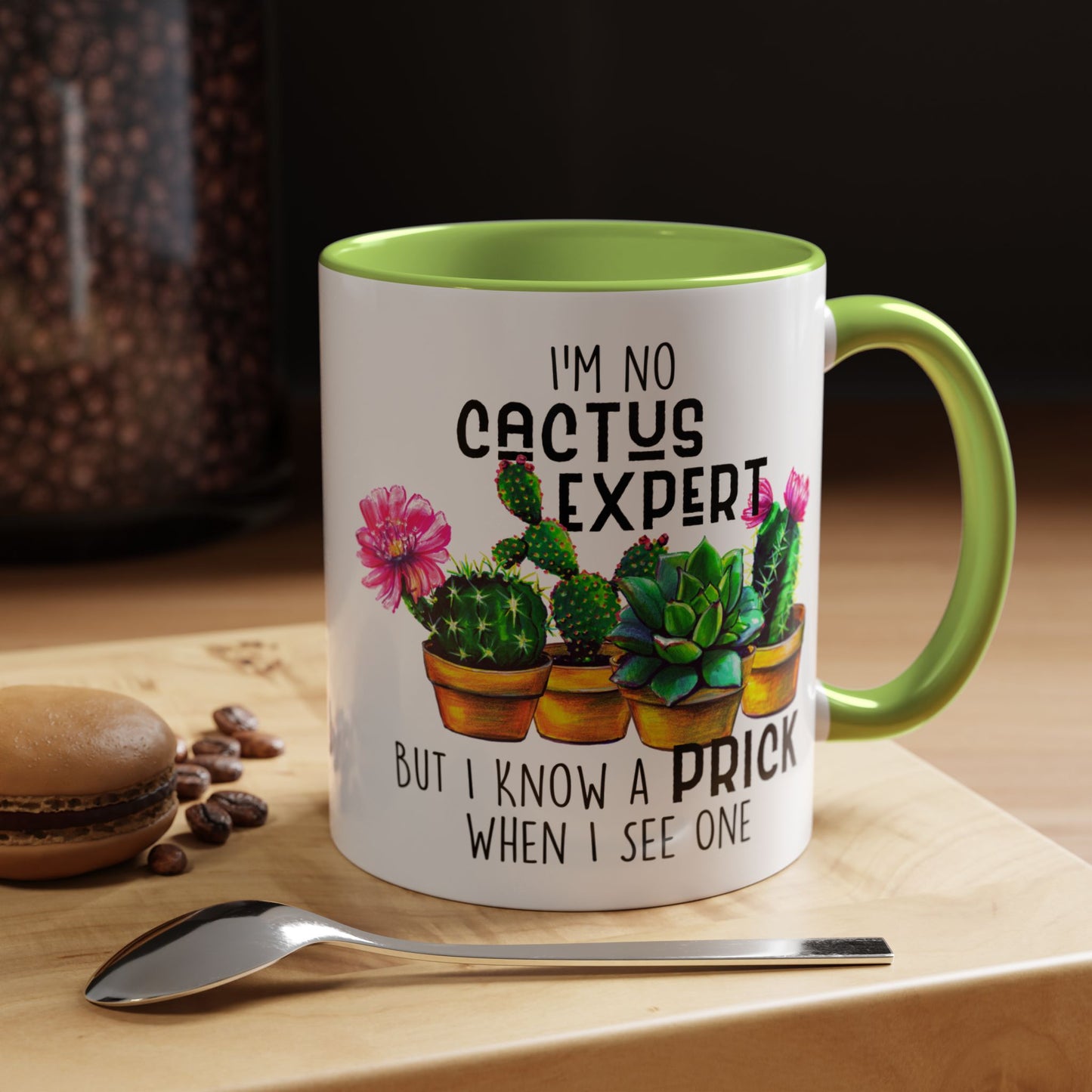 Coffee Mug, 11oz, "No Cactus Expert"