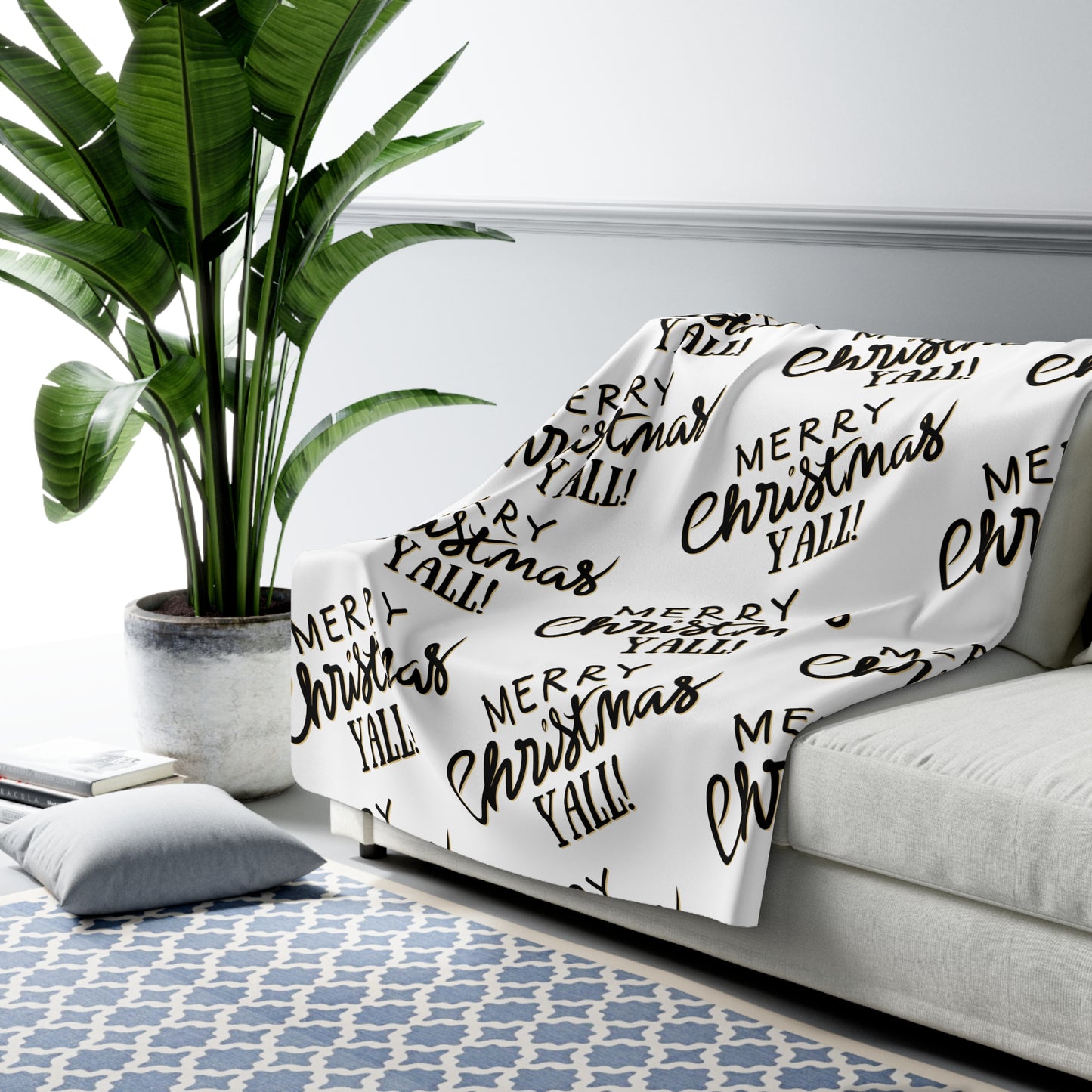 Christmas Sherpa Fleece Blanket