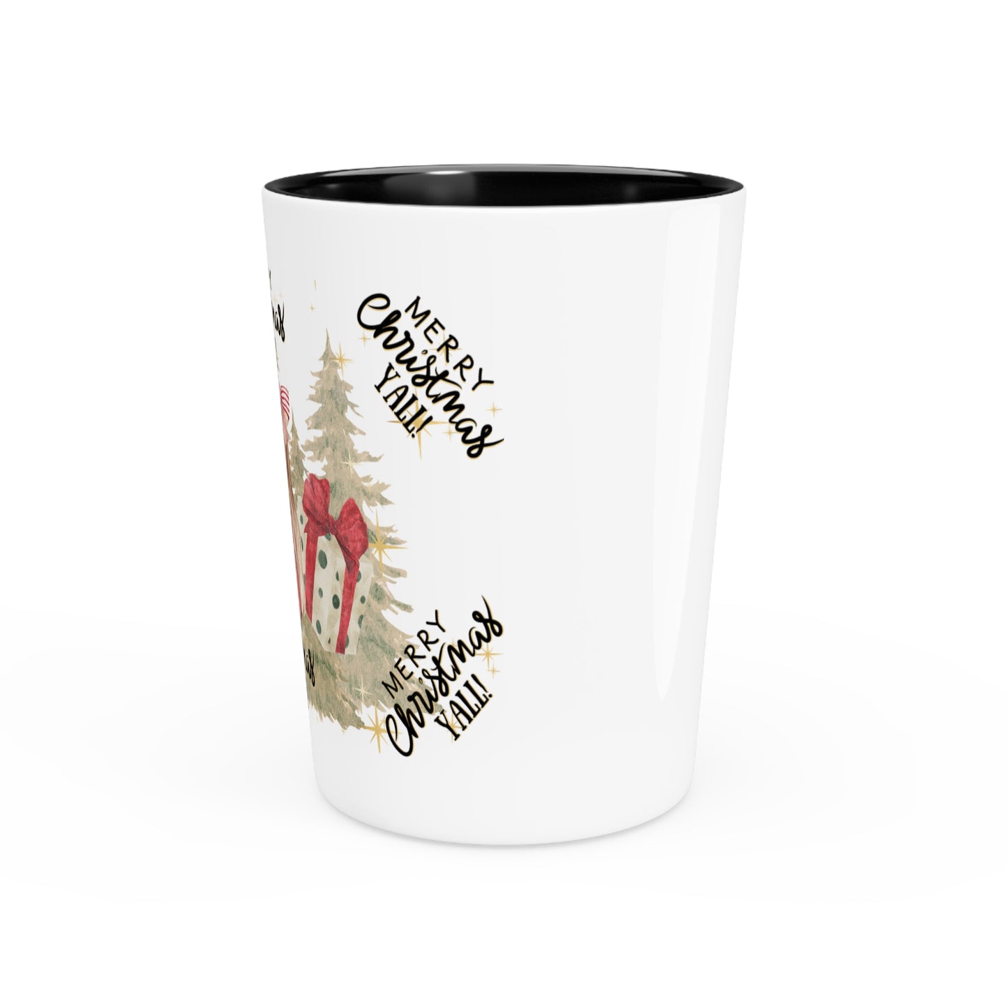 Christmas Shot Glass | “Jingle Juice Shooters” | Funny Drinkware | Festive Holiday Drinkware by Subbin4Sanity