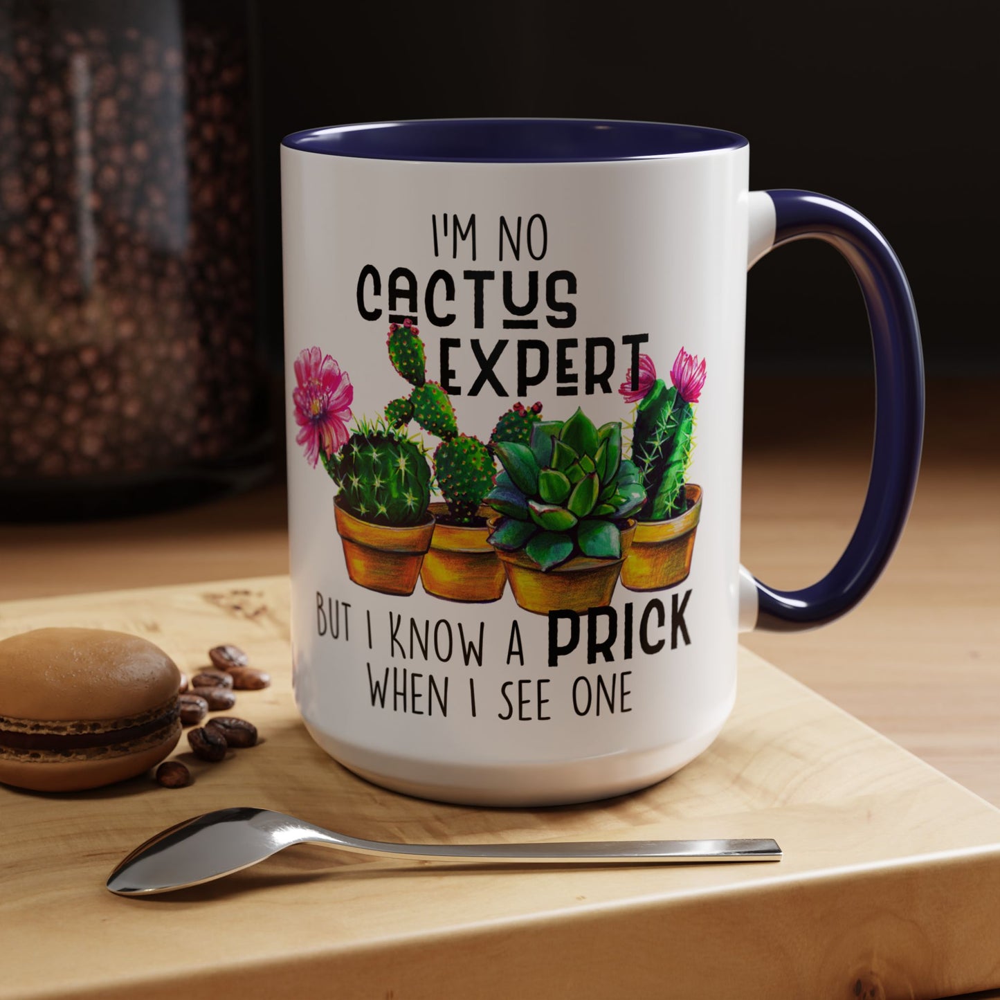 Coffee Mug, 11oz, "No Cactus Expert"