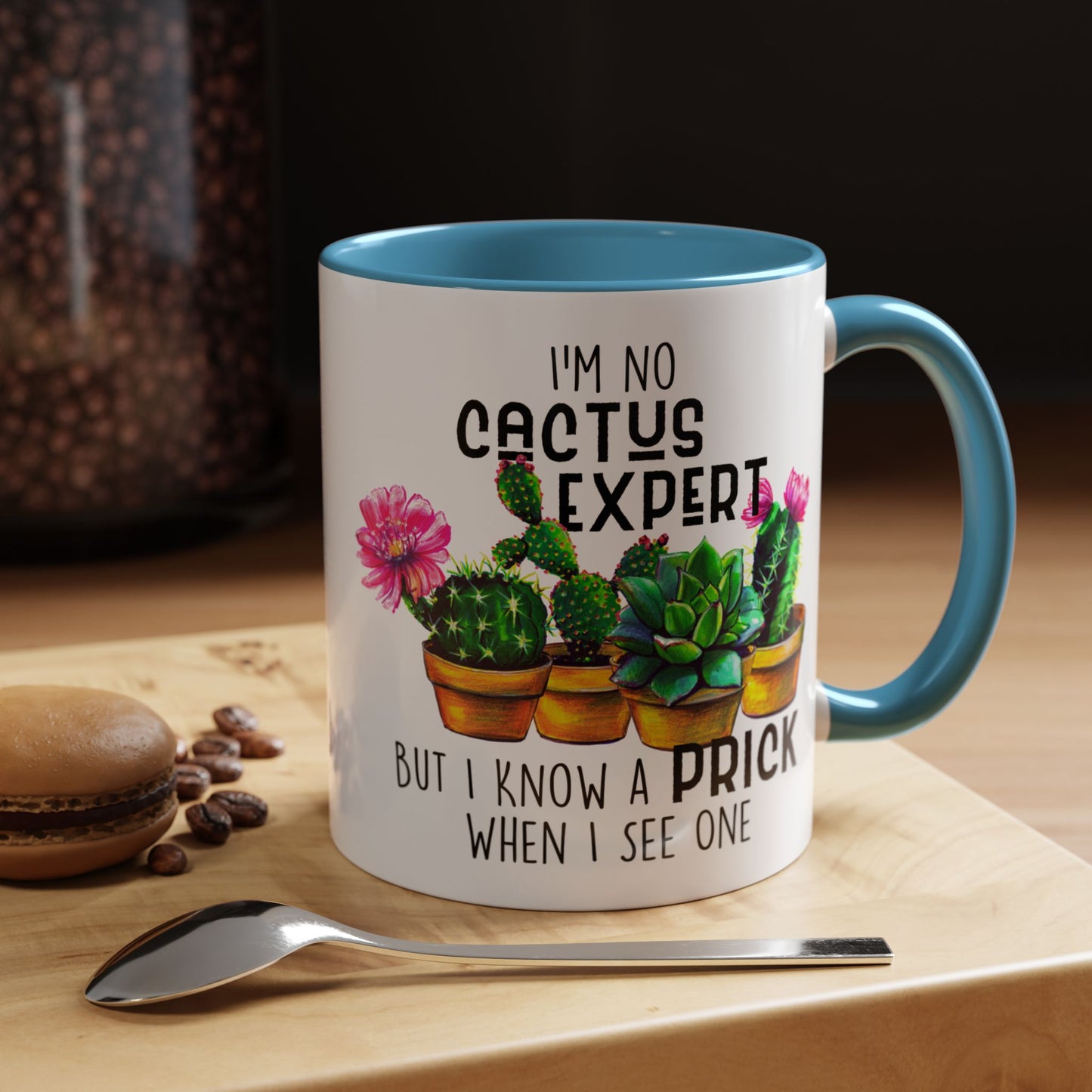 Coffee Mug, 11oz, "No Cactus Expert"