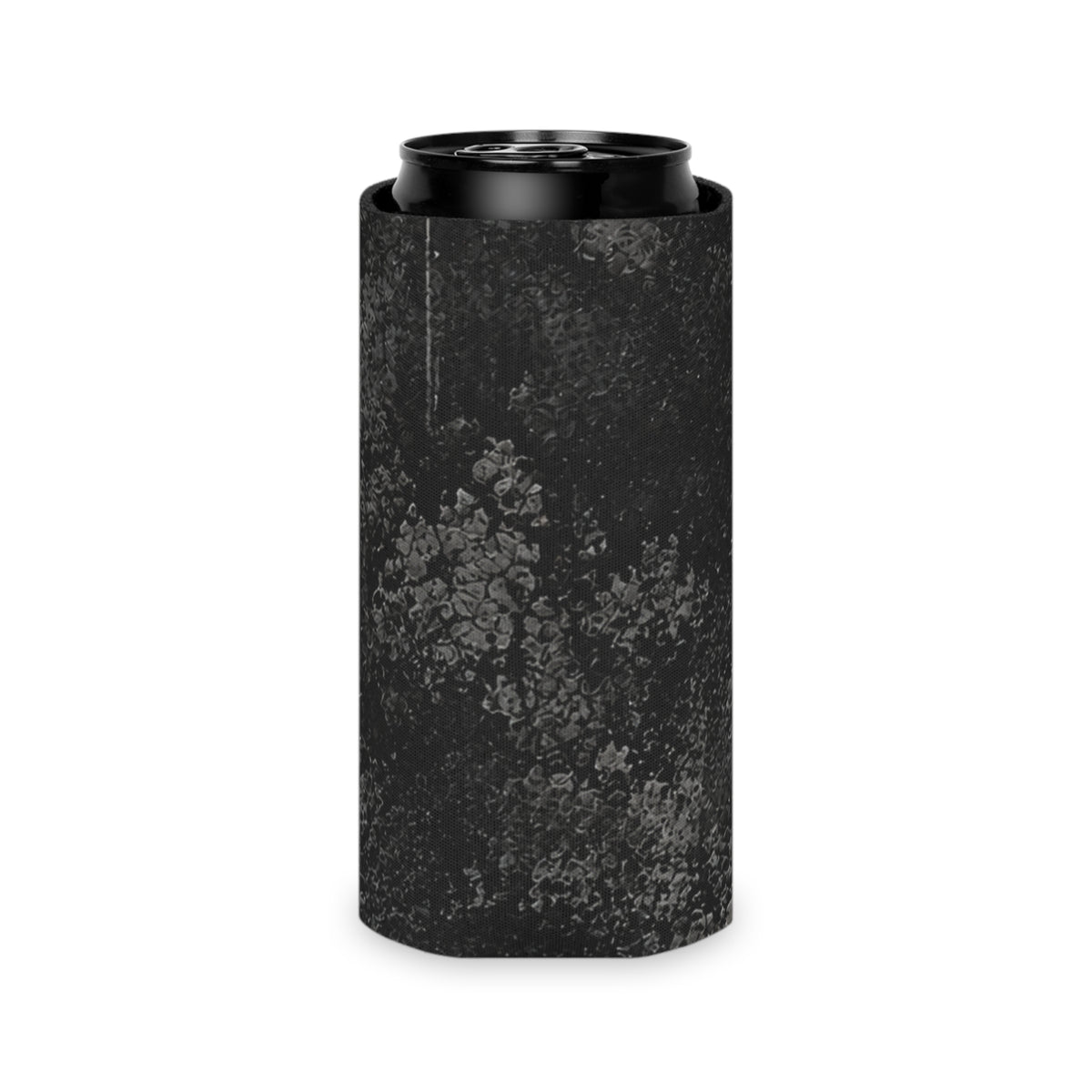 Dead & Unbothered Foam Grip Koozie | Gothic Skeleton Can Cooler by Subbin4Sanity