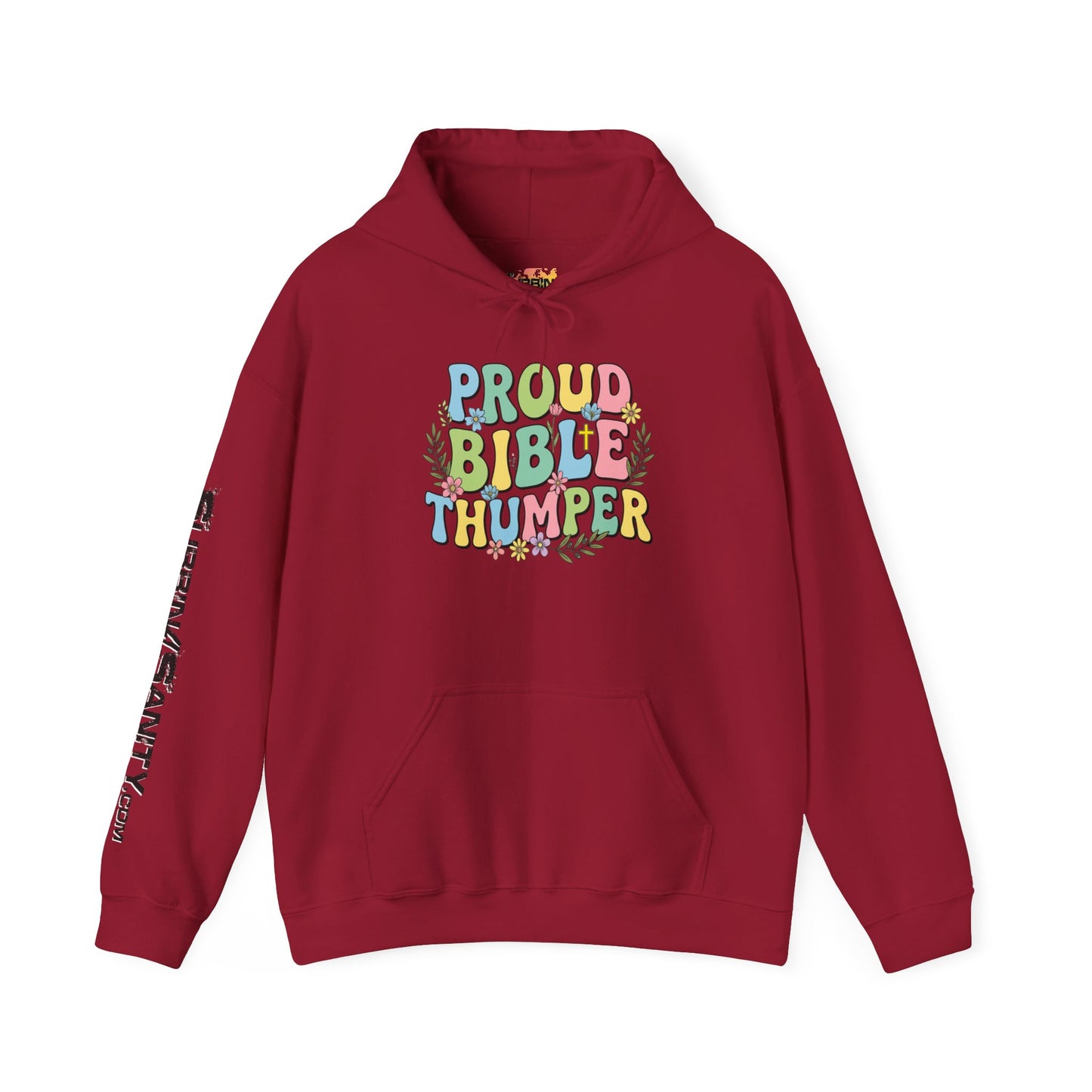 Proud Bible Thumper Multicolor Spring Easter Faith Hoodie