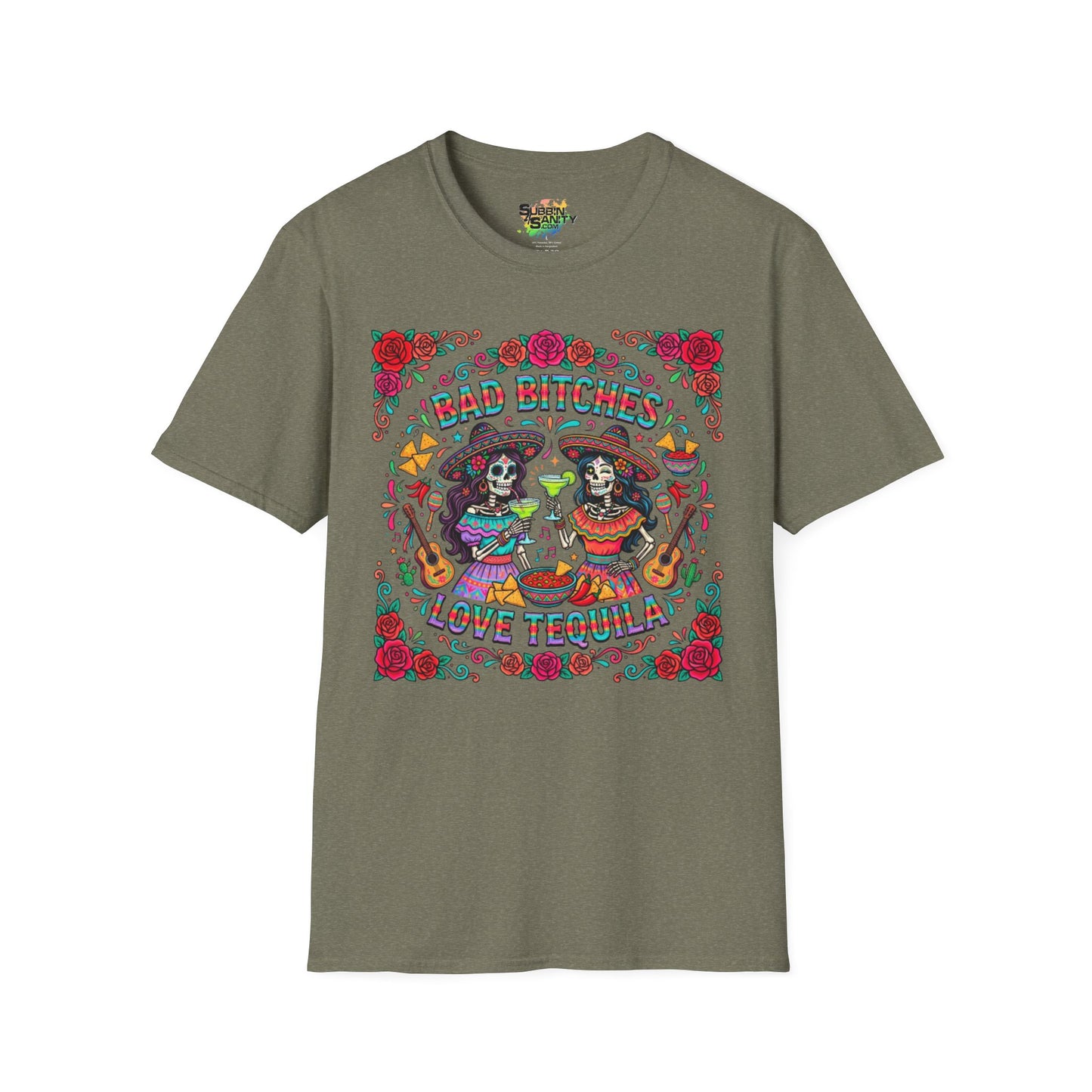 "Bad Bitches Love Tequila" | Unisex Softstyle T-Shirt