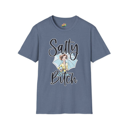 Salty Bitch Graphic T-Shirt | Funny Bold Attitude Tee by Subbin4Sanity