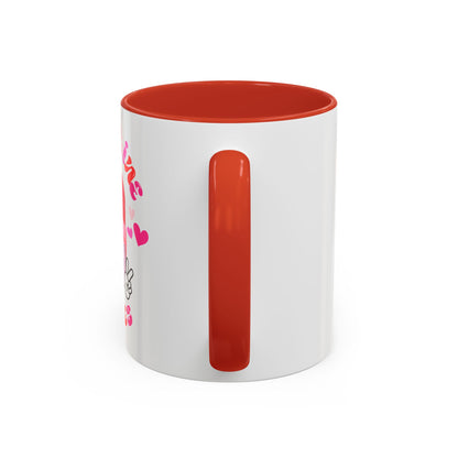 Valentines Coffee Mug, 11oz, "Valentines Vibes"