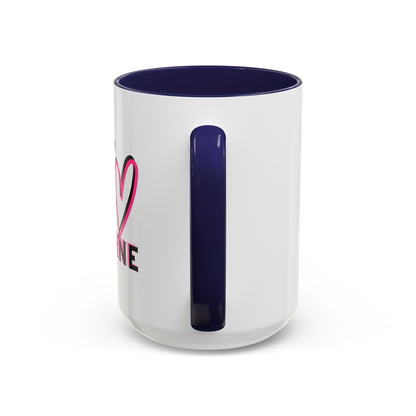 XOXO Valentine Accent Coffee Mug — 11oz & 15oz