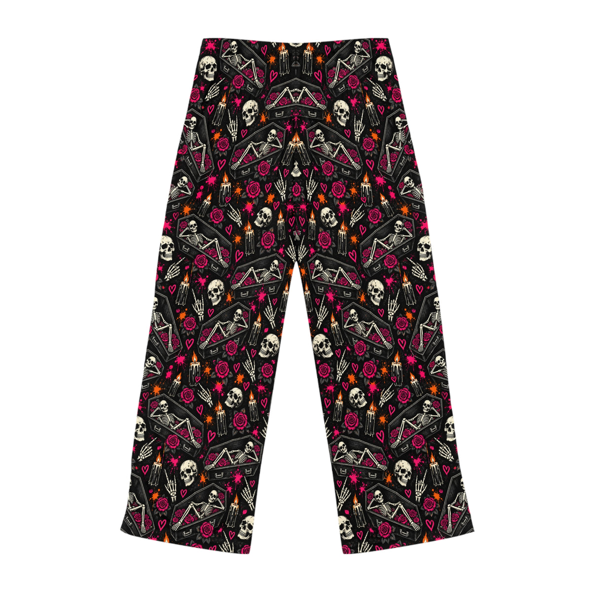 Too Dead To Give A Damn Pajama Pants | Dead & Unbothered Gothic Lounge Pants by Subbin4Sanity