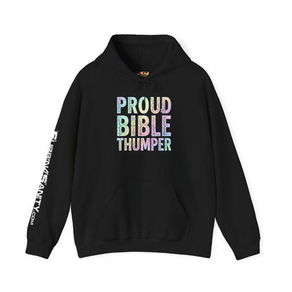 Proud Bible Thumper Pastel Rainbow Easter Faith Hoodie