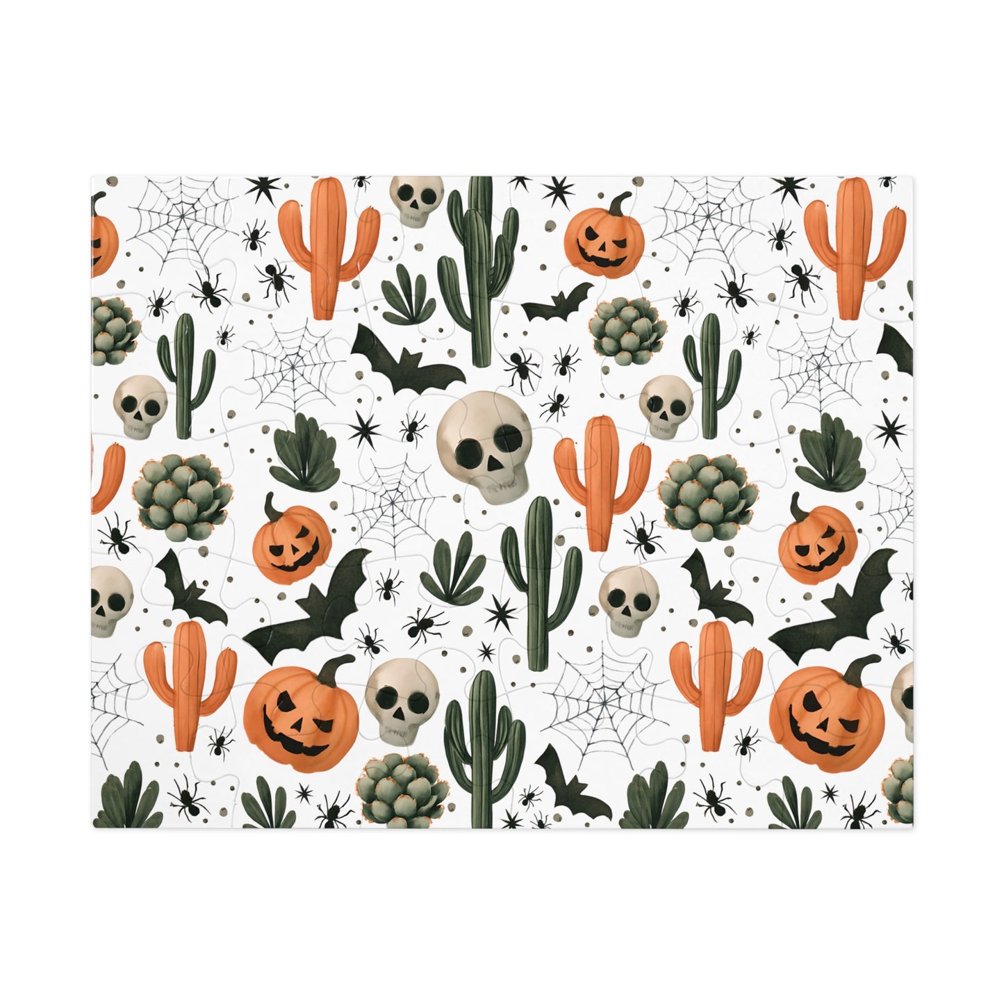 Halloween Puzzle with Tin Box