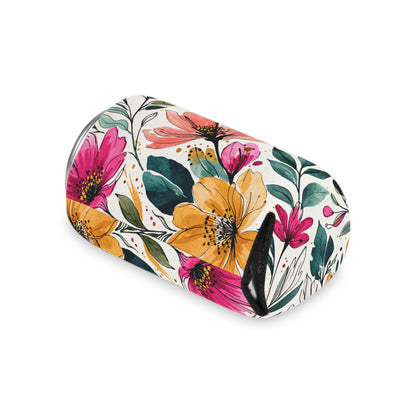 Modern Botanical Wildflower Pattern – Splatter Bloom Collection — Lightweight Foam Grip Lined Koozie