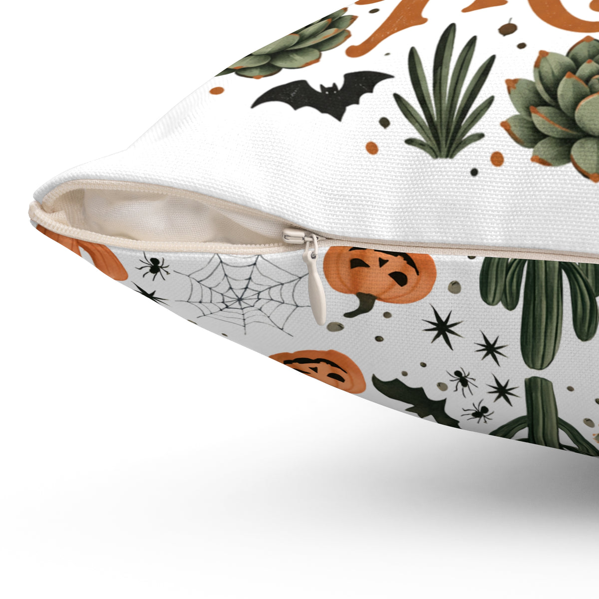 Desert Nights & Halloween Frights Double-Sided Pillowcase & Insert | Boho Halloween Decor by Subbin4Sanity