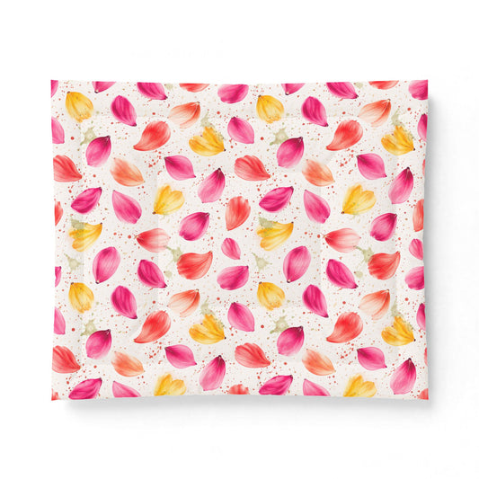 Watercolor Spring Petals Pattern – Splatter Bloom Collection – Comforter