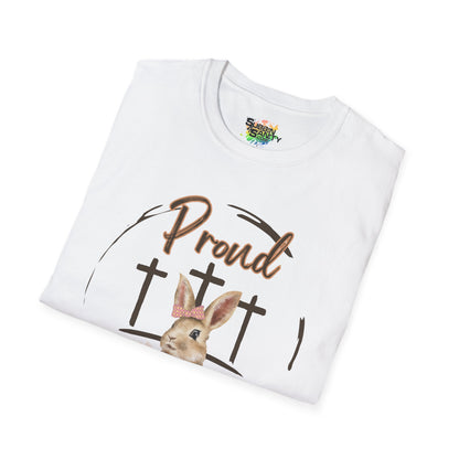 "Proud Bible Thumper" Faith T-Shirt – Cute Graphic Tee | Unisex Softstyle Easter Day Shirt