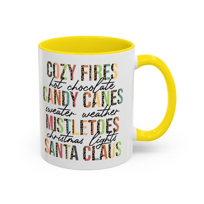 Christmas Coffee Mug, 11oz, Sweater Weather Quote -