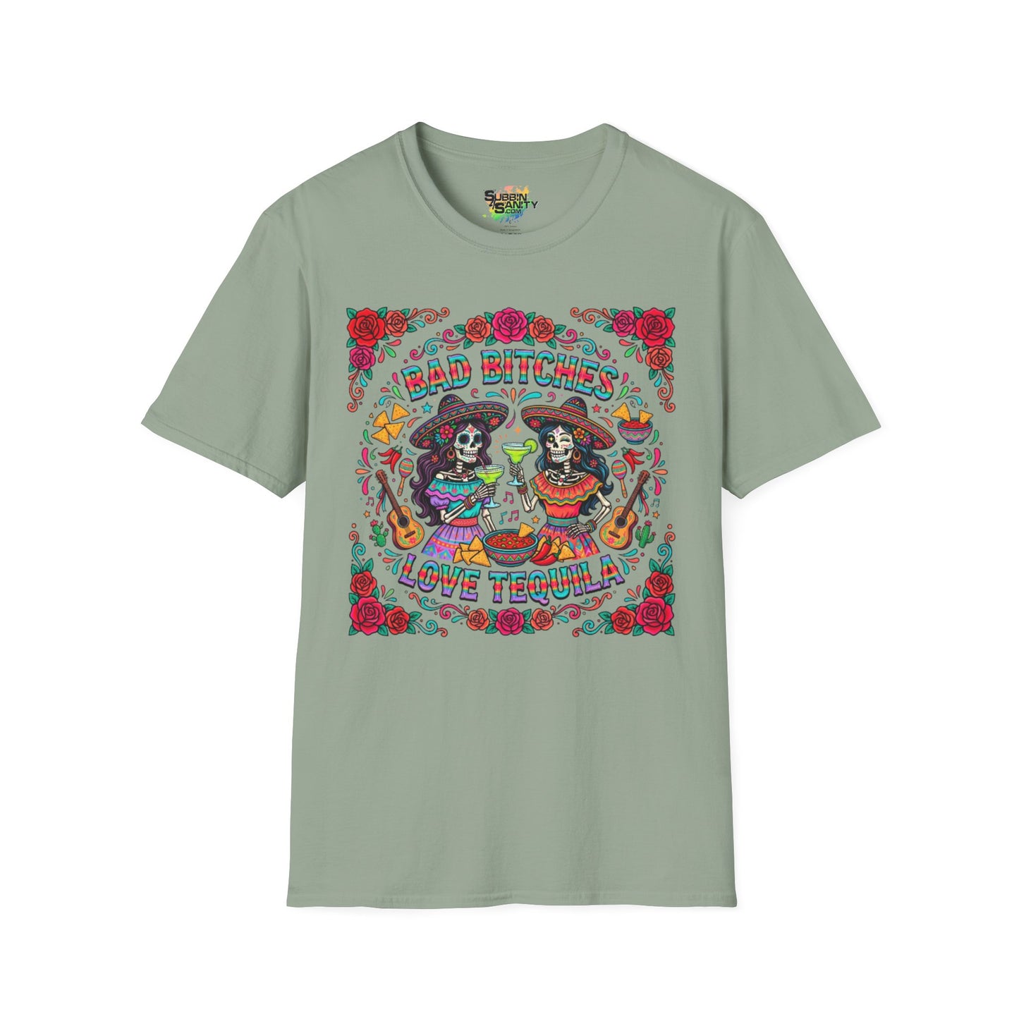 "Bad Bitches Love Tequila" | Unisex Softstyle T-Shirt