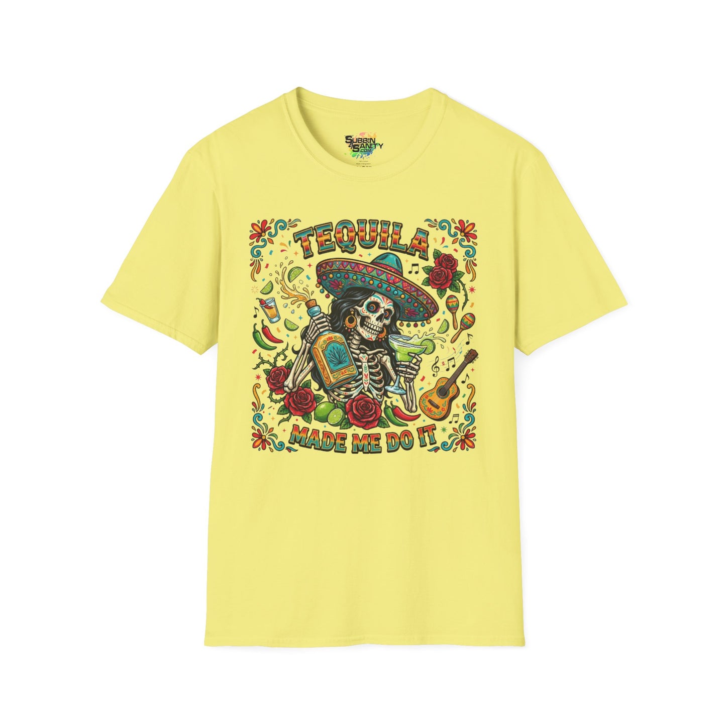 "Tequila Made Me Do It" | Unisex Softstyle T-Shirt