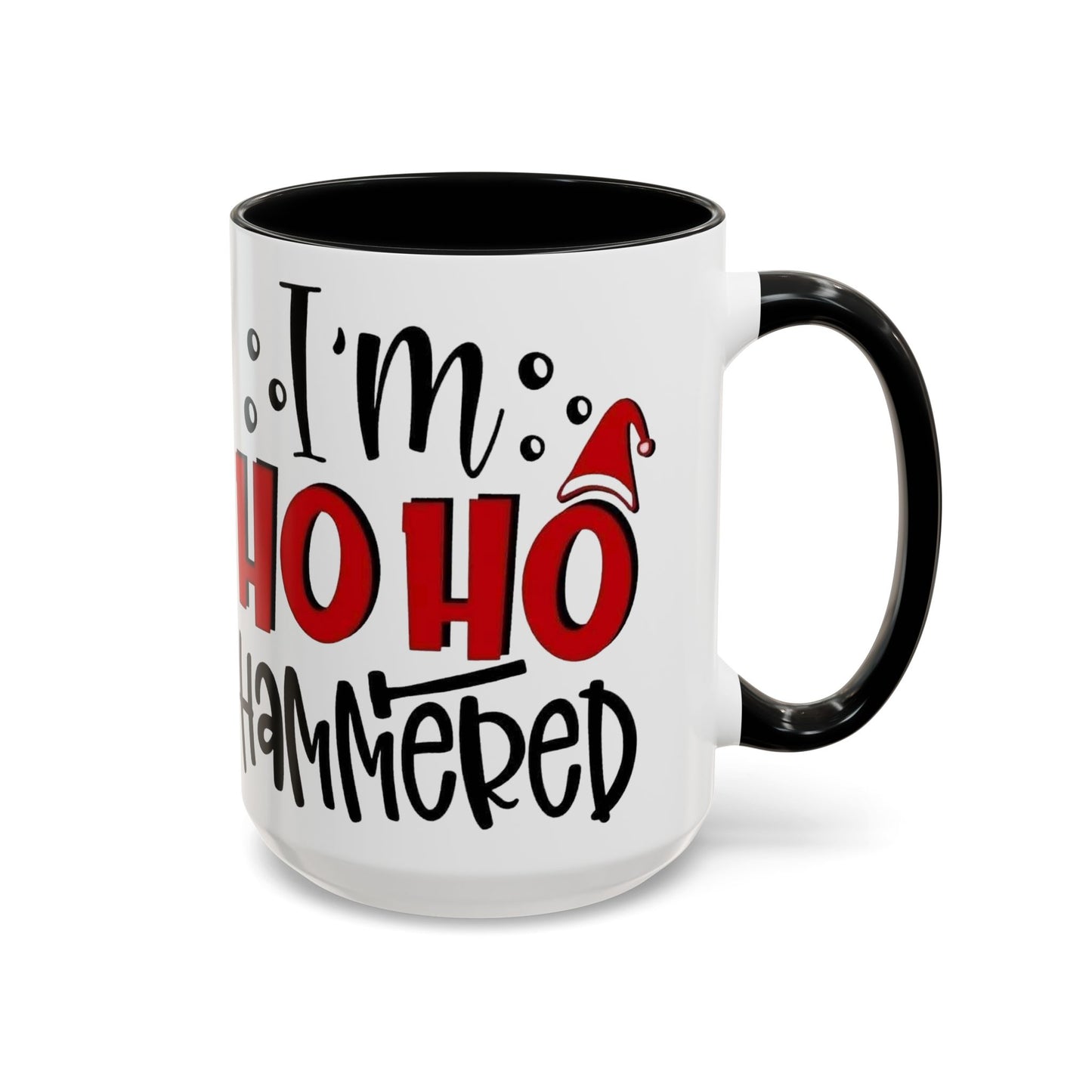 Christmas Coffee Mug, 11oz, "Ho Ho Hammered"