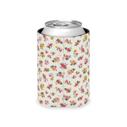 Wildflower Sprinkle Pattern – Splatter Bloom Collection — Lightweight Foam Grip Lined Koozie