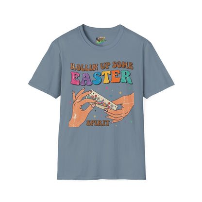 Rollin Up Some Easter Spirit Unisex Soft Style T-Shirt