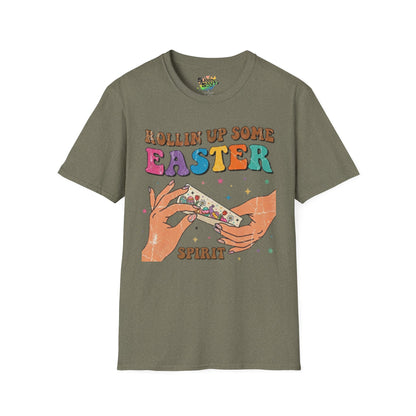 Rollin Up Some Easter Spirit Unisex Soft Style T-Shirt