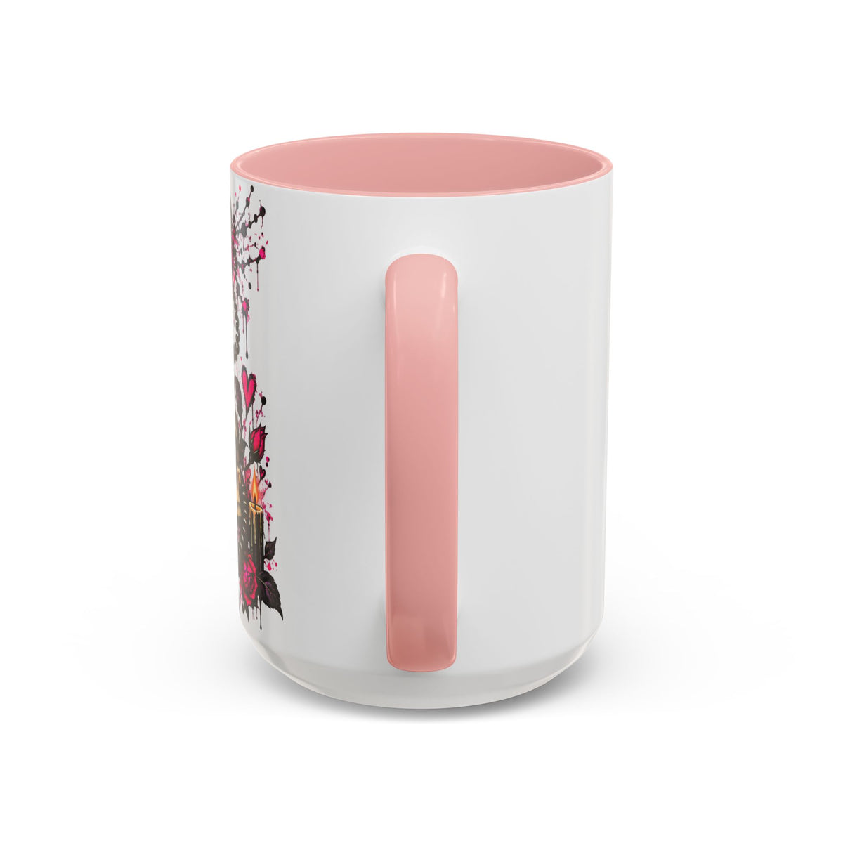 Karma’s Calling Coffee Mug | Gothic Skull & Telephone Ceramic Mug by Subbin4Sanity