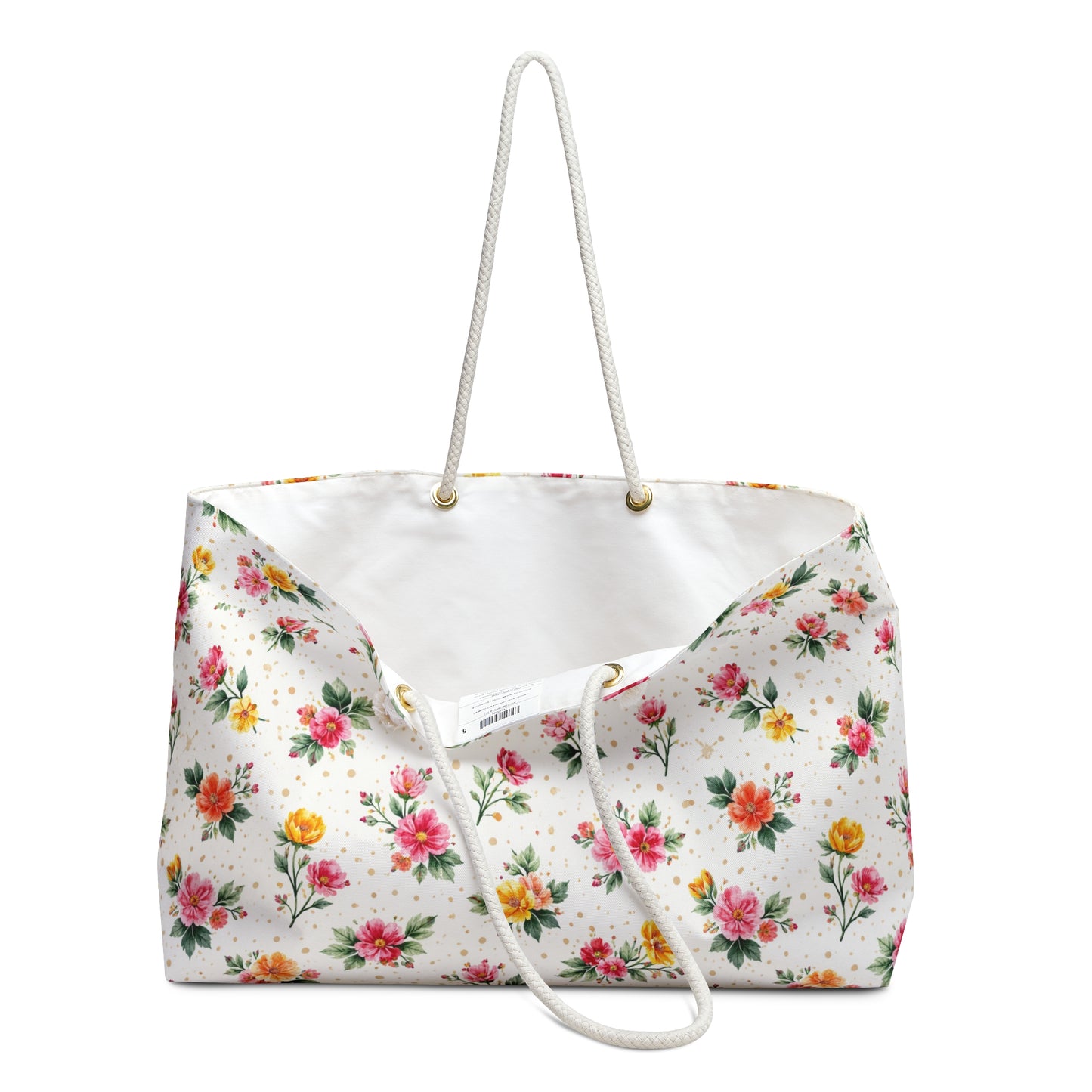 Wildflower Sprinkle Pattern – Splatter Bloom Collection – Weekender Travel Tote Bag