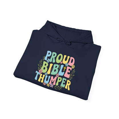 Proud Bible Thumper Multicolor Spring Easter Faith Hoodie