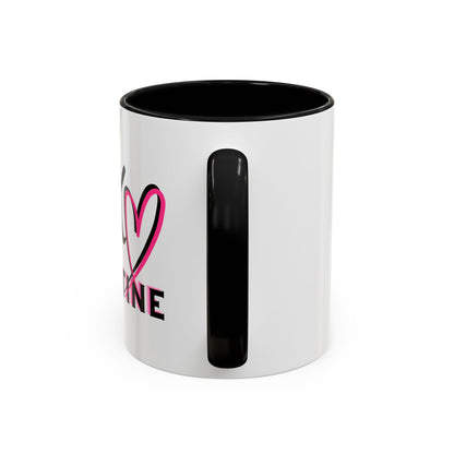 XOXO Valentine Accent Coffee Mug — 11oz & 15oz