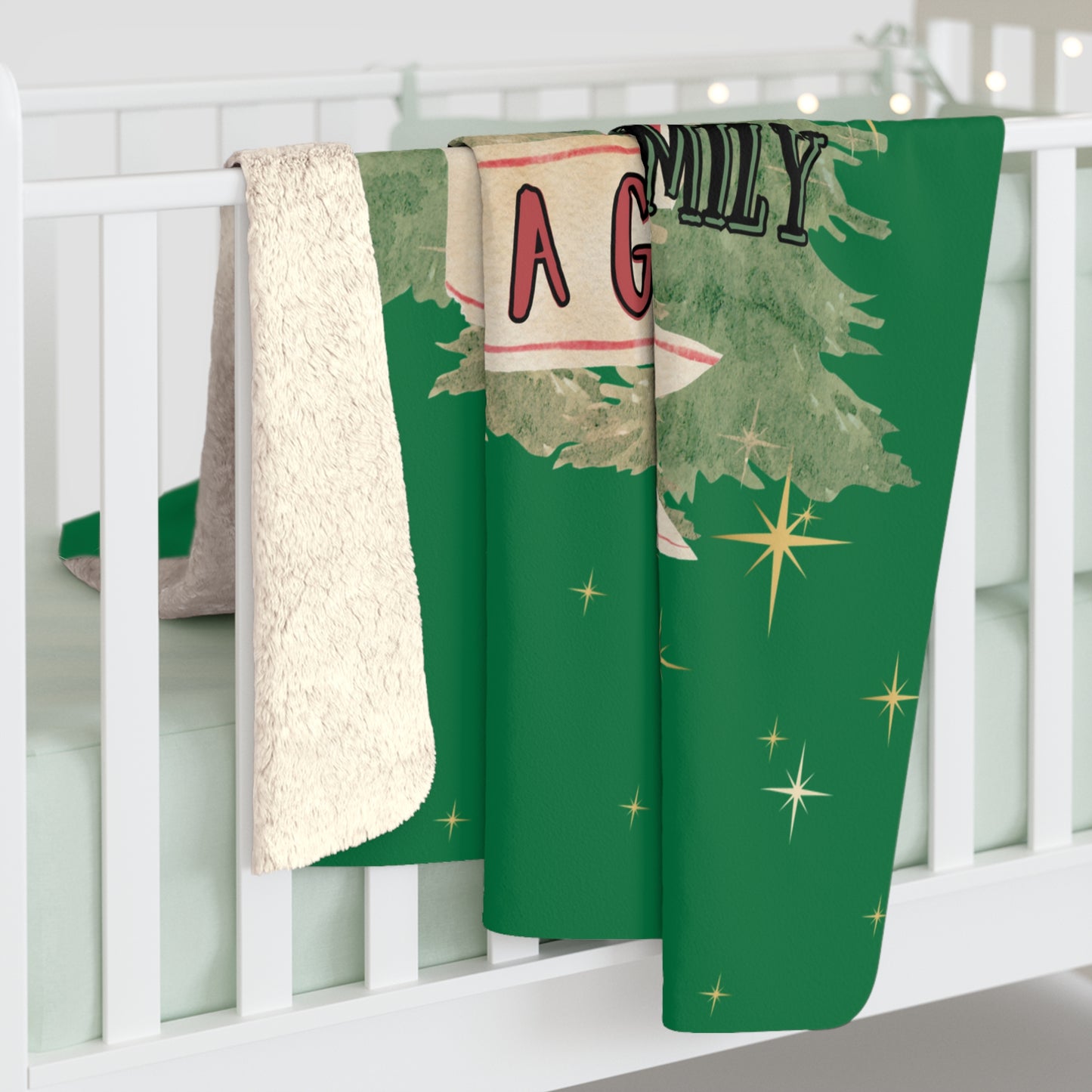 Christmas Sherpa Fleece Blanket