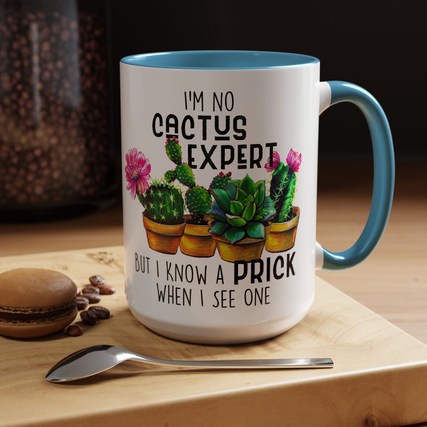 Coffee Mug, 11oz, "No Cactus Expert"