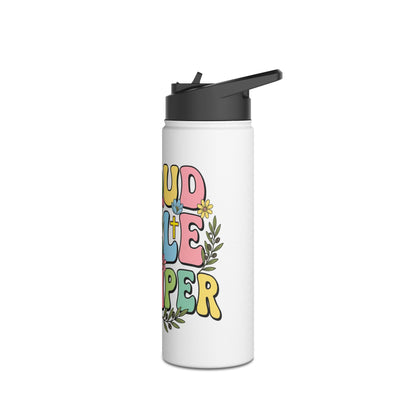 Proud Bible Thumper Multicolor Spring Easter Faith Stainless Steel Water Bottle