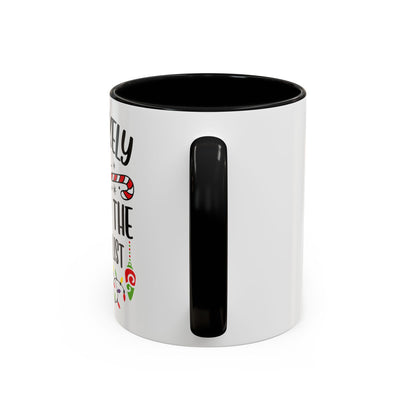 Christmas Coffee Mug, 11oz, "To be on the naughty list"