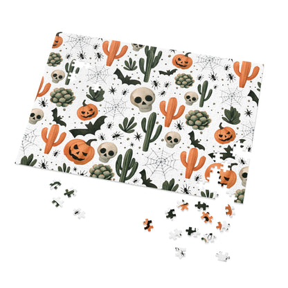 Halloween Puzzle with Tin Box