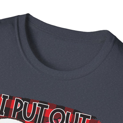 I Put Out For Santa Graphic T-Shirt | Funny Naughty Christmas Tee by Subbin4Sanity