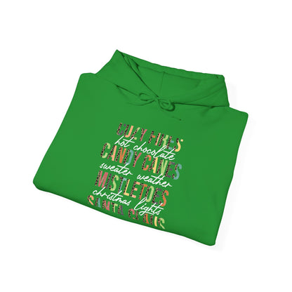 Cozy Fires & Candy Canes Hoodie | Festive Christmas Pullover by Subbin4Sanity