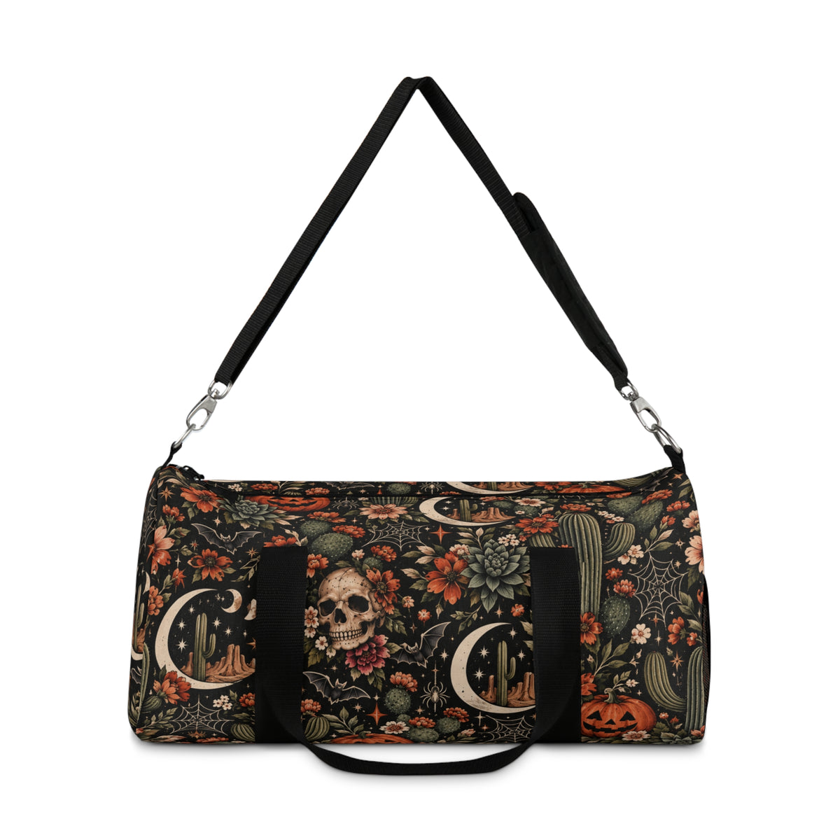 Desert Eclipse Duffel Bag | Boho Halloween Celestial Travel Bag by Subbin4Sanity