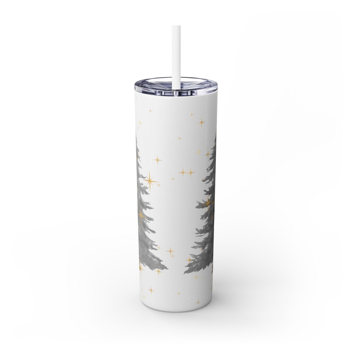 Christmas Skinny Tumbler with Straw, 20oz