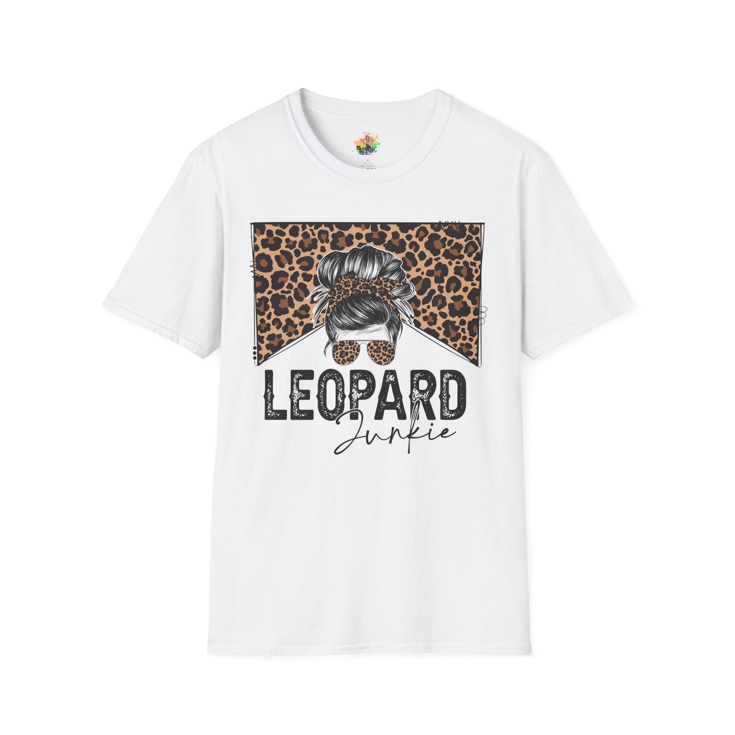 Leopard Junkie Graphic T-Shirt | Retro Bad Girl Statement Tee by Subbin4Sanity
