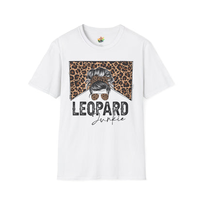 Leopard Junkie Graphic T-Shirt | Retro Bad Girl Statement Tee by Subbin4Sanity