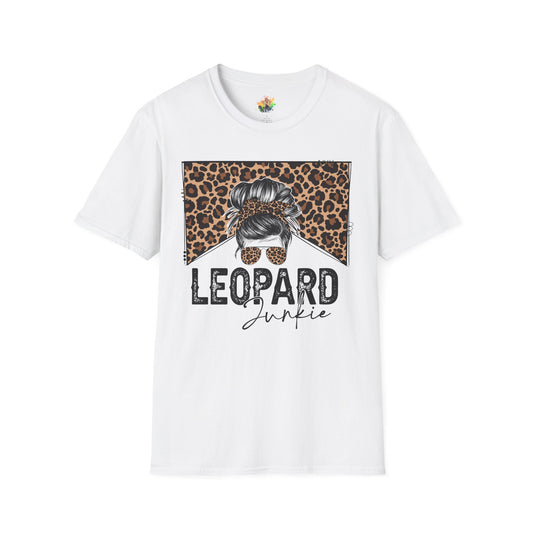 Leopard Junkie Graphic T-Shirt | Retro Bad Girl Statement Tee by Subbin4Sanity