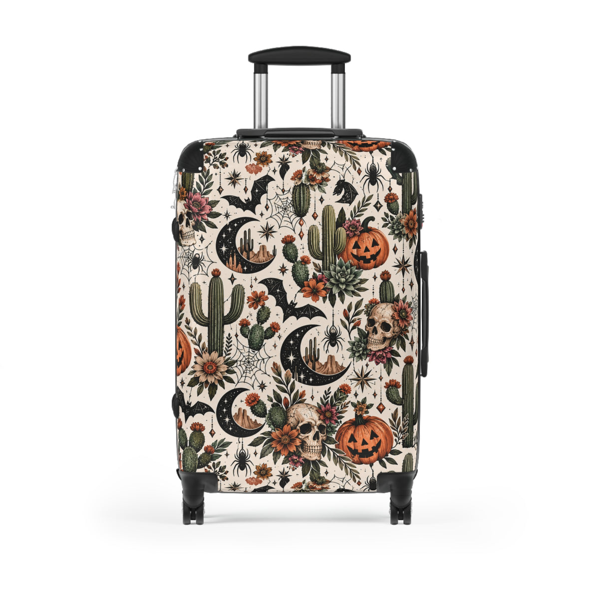 Desert Moonlight Suitcase | Boho Halloween Celestial Luggage by Subbin4Sanity