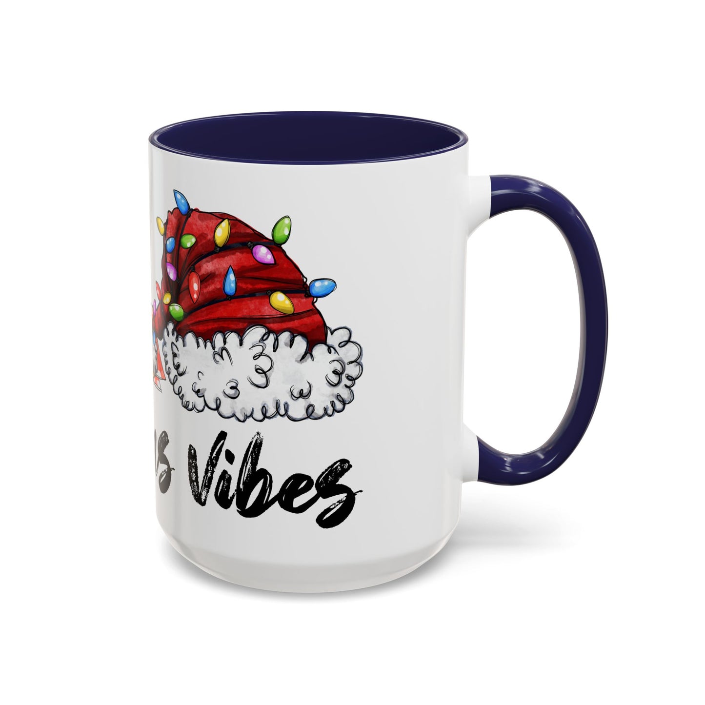 Christmas Coffee Mug, 11oz, "Christmas Vibes"