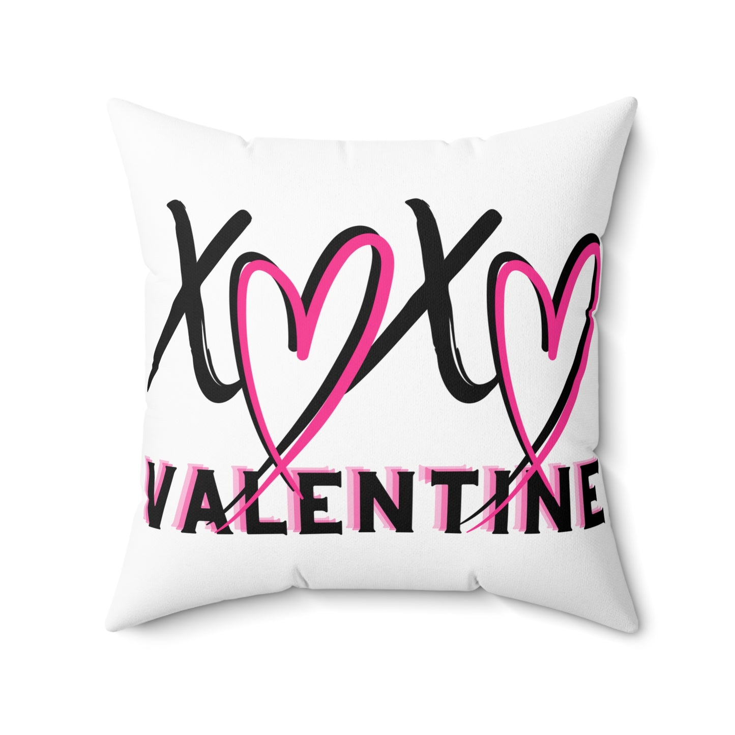XOXO Valentine Double Sided Pillowcase & Pillow Insert