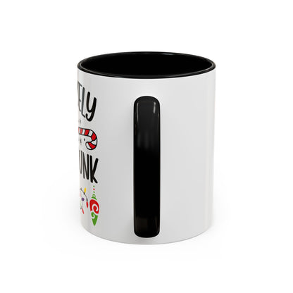 Christmas Coffee Mug, 11oz, "To get drunk"
