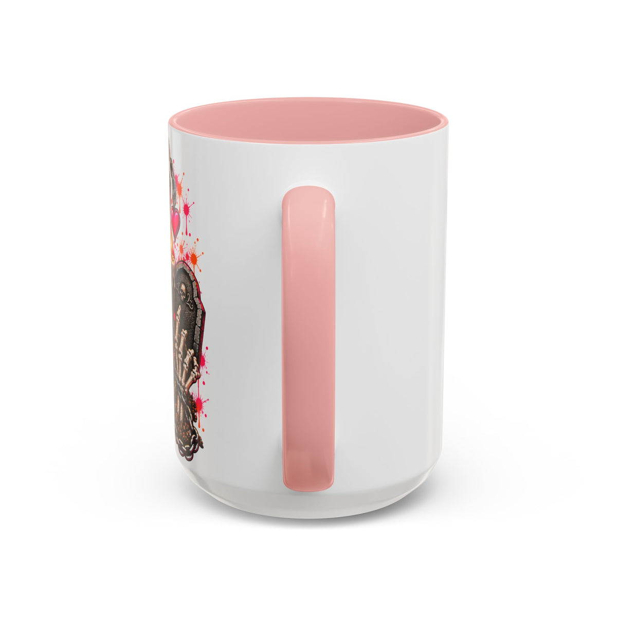 Dirt & Defiance Coffee Mug | Gothic Skull & Coffin Ceramic Mug by Subbin4Sanity