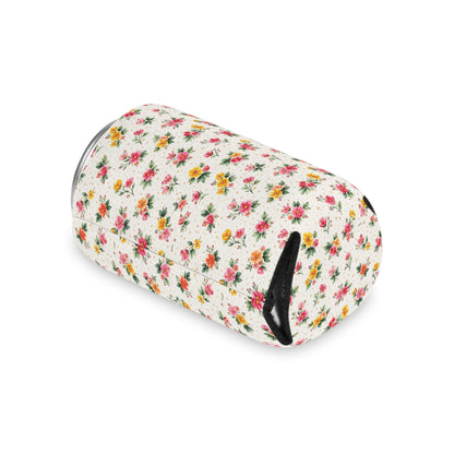 Wildflower Sprinkle Pattern – Splatter Bloom Collection — Lightweight Foam Grip Lined Koozie