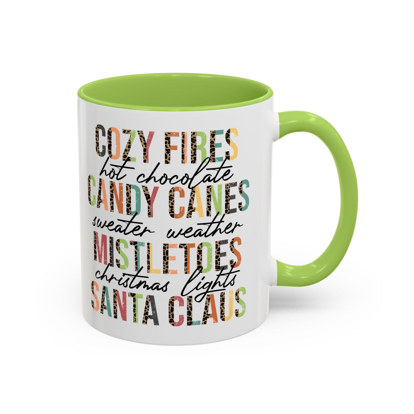 Christmas Coffee Mug, 11oz, Sweater Weather Quote -
