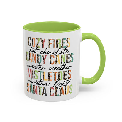 Christmas Coffee Mug, 11oz, Sweater Weather Quote -
