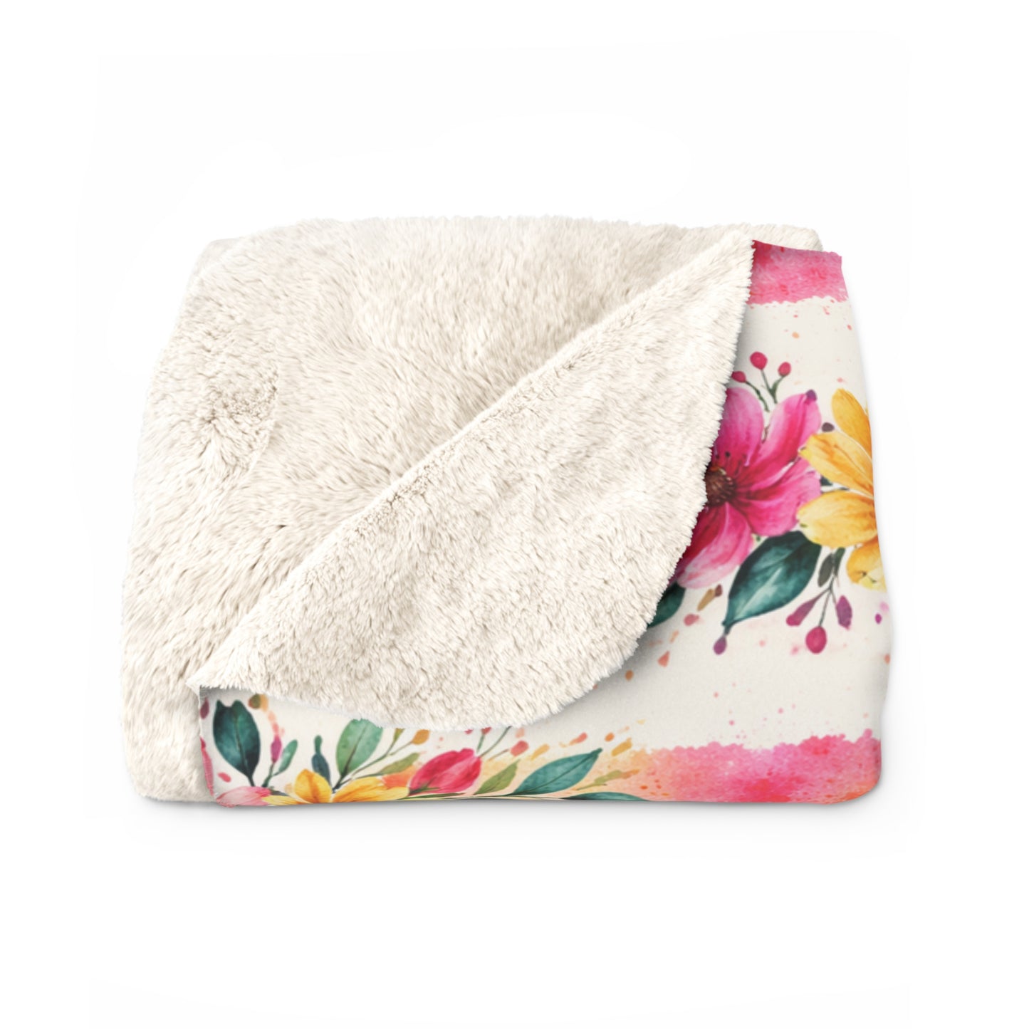 Wildflower Garden Stripe Pattern – Splatter Bloom Collection – Original Seamless Design By Subbin4Sanity